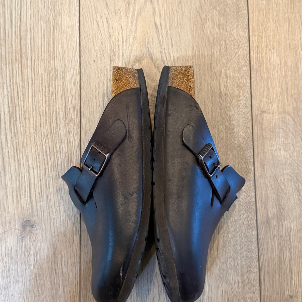 Birkenstock Boston Soft Footbed Oiled Leather Clogs Dark Brown EU 36 US 5 5.5 - Picture 4 of 8